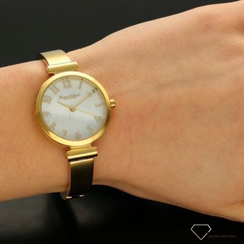 Zegarek damski Bruno Calvani BC9500 złoty perłowa biała tarcza. Złoty zegarek damski z piękną biała tarczckiej kolorystyce. Zegarek damski w złotej kolorystyce to świetny po (1).jpg